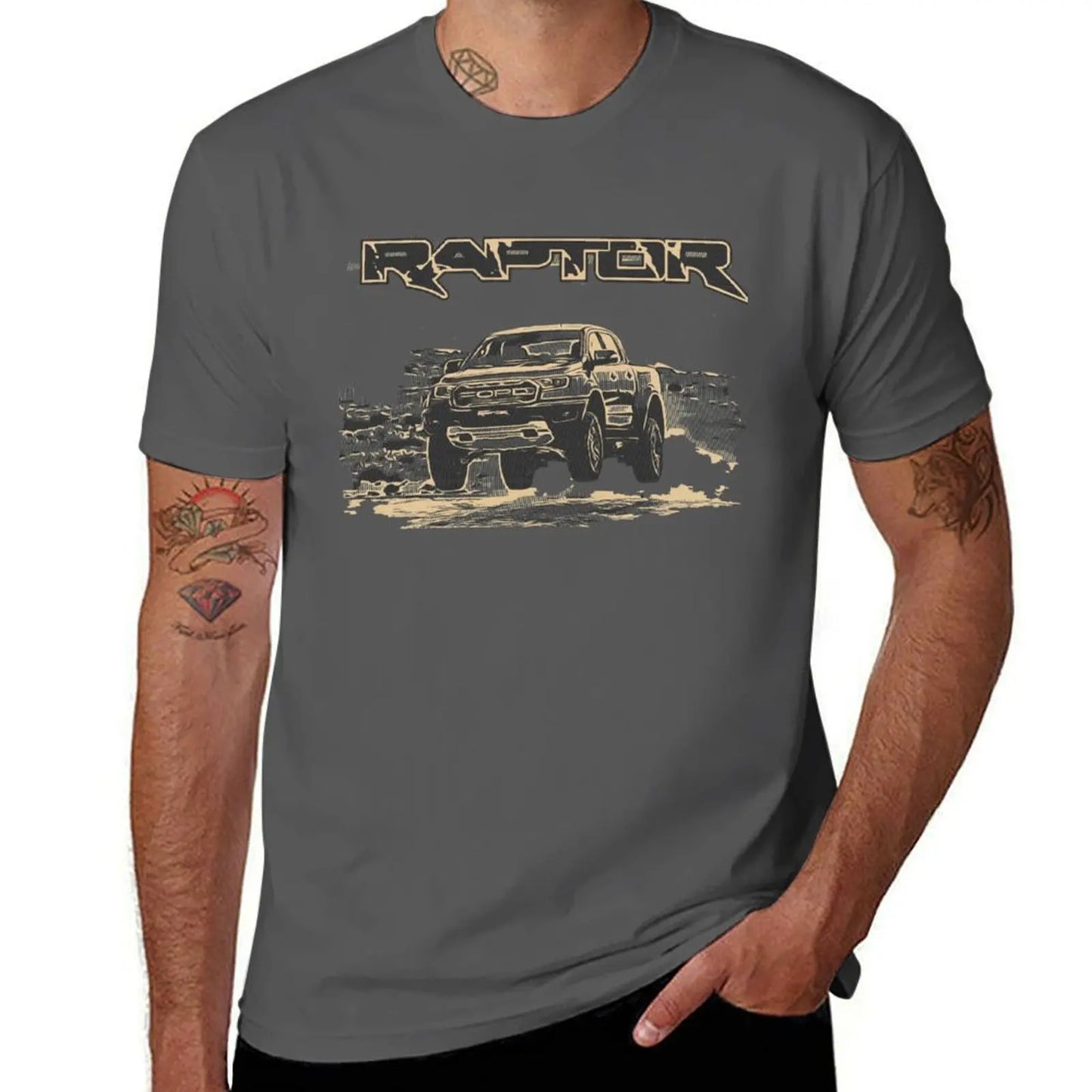 Raptor Car Cotton Shirt