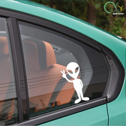 Alien Sign Vinyl Decal 