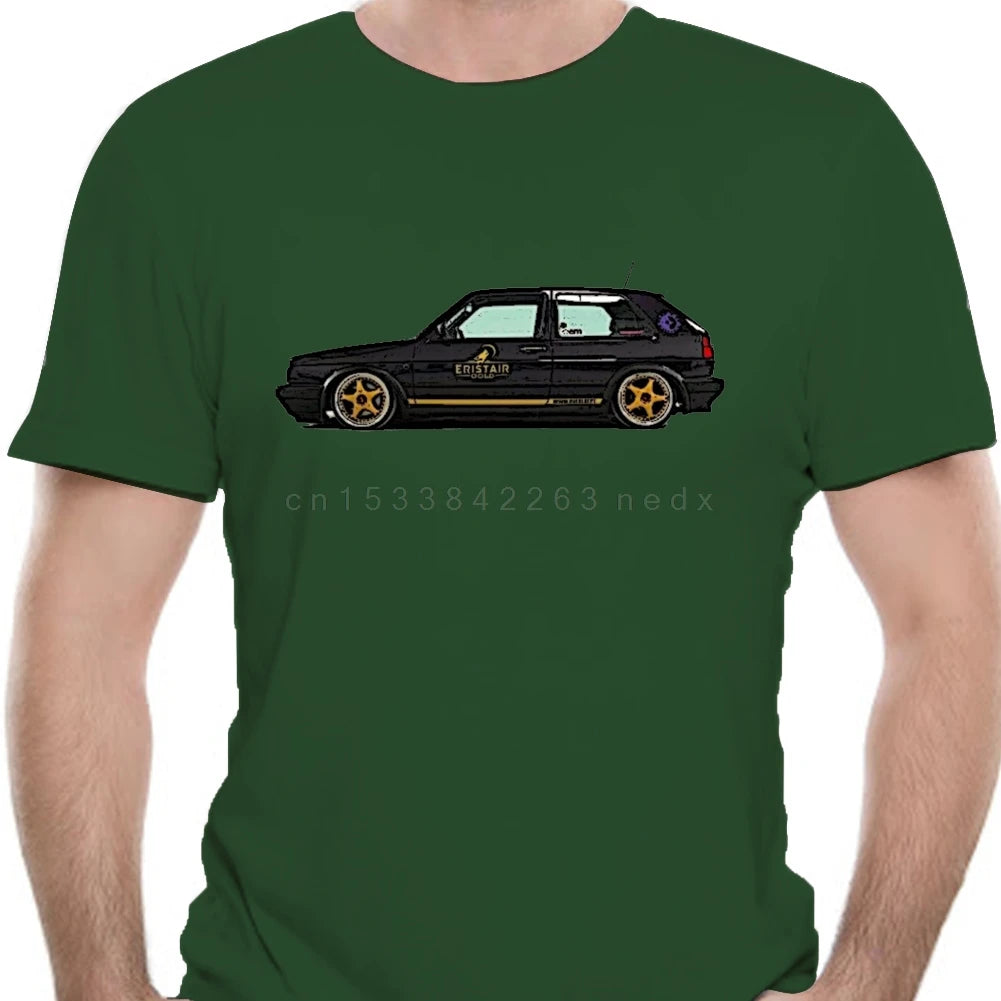 Camiseta de algodão inspirada no GTI