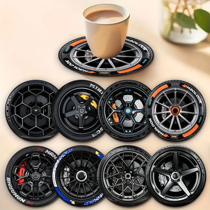 Car Tire Silicone Coasters