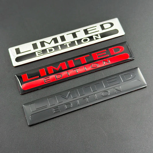 Limited Edition 3D Metal Emblem Badge