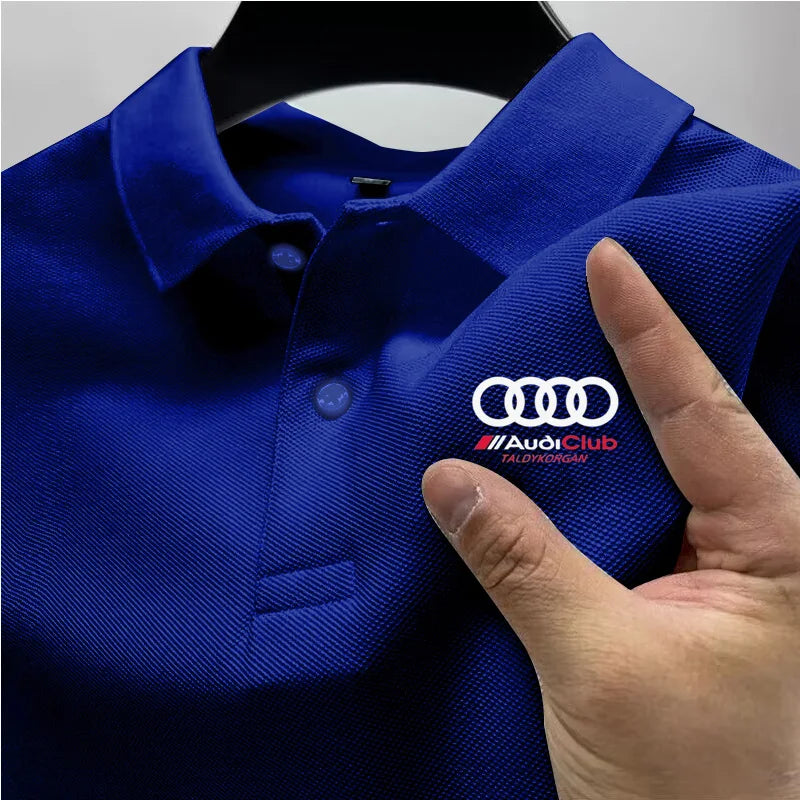Polo esportivo com gola redonda