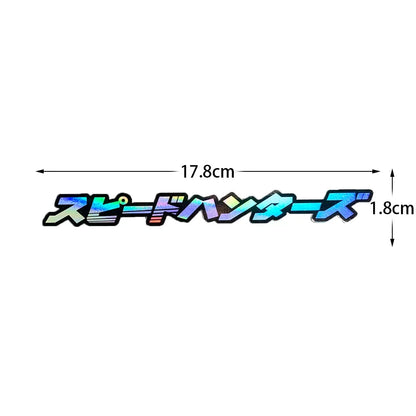 Decal thợ săn tốc độ JDM