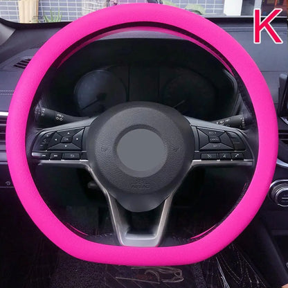 Car Silicone Steering Wheel Cover 