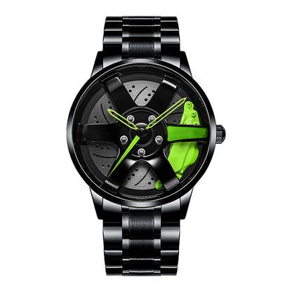 Car Wheel Watch for Men