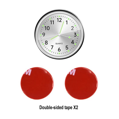 Alloy Luminous Car Clock