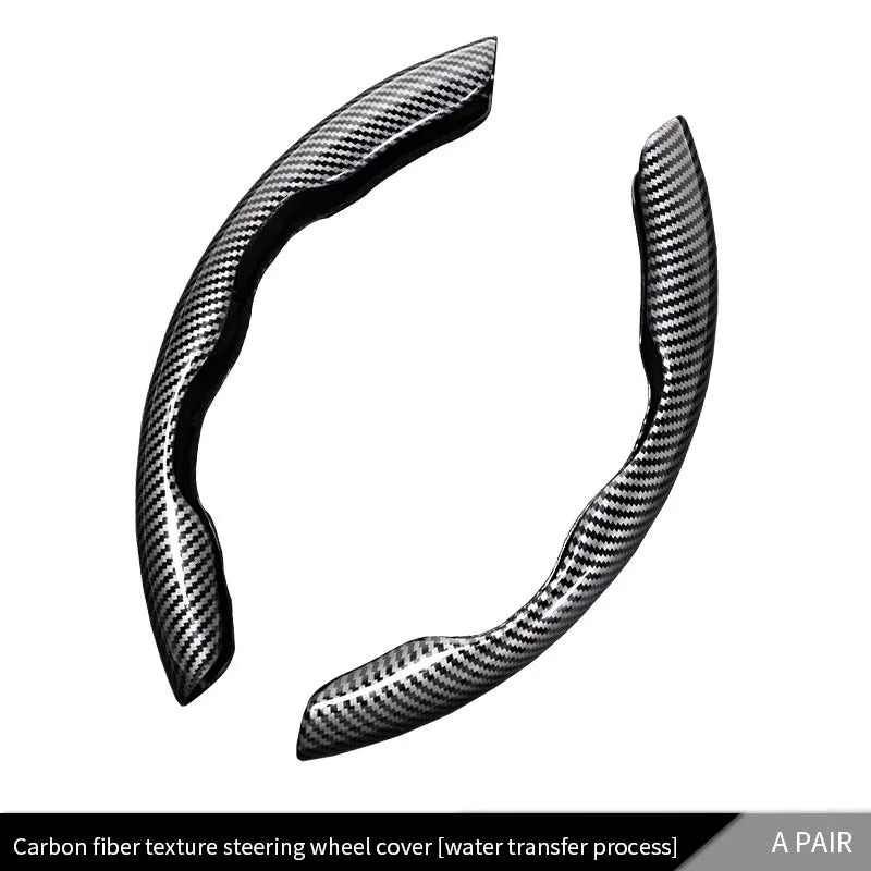 Suede / Nappa Leather Car Steering Wheel Cover 