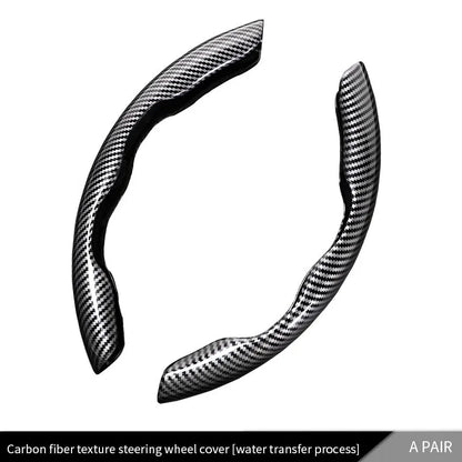 Suede / Nappa Leather Car Steering Wheel Cover 