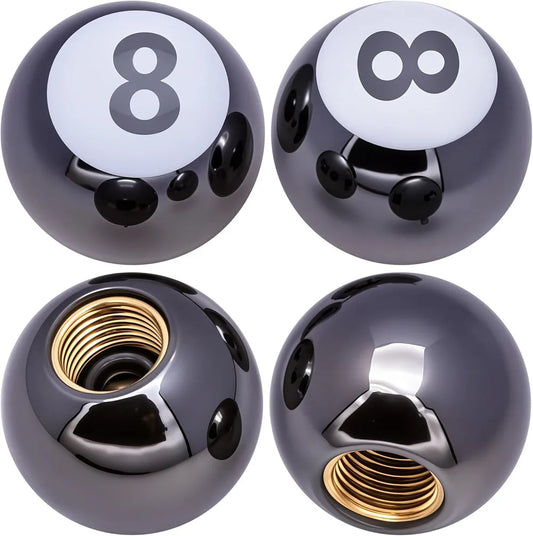 8 Ball Style Tire Valve Caps 