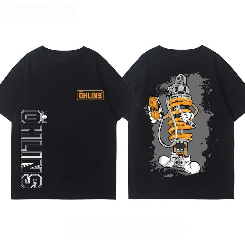 Technical Diagram Back Print T-Shirt