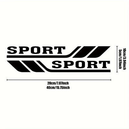 2PCS/SET Car Decor “SPORT” Sticker