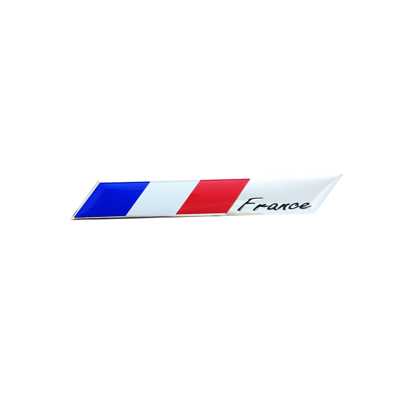 Adesivo in alluminio con bandiera francese