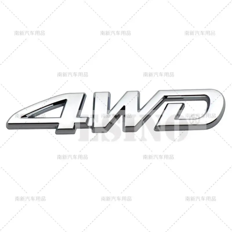 Insigne 3D en métal "4WD"