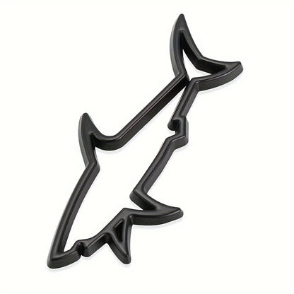 Shark Shape Badge Decal 