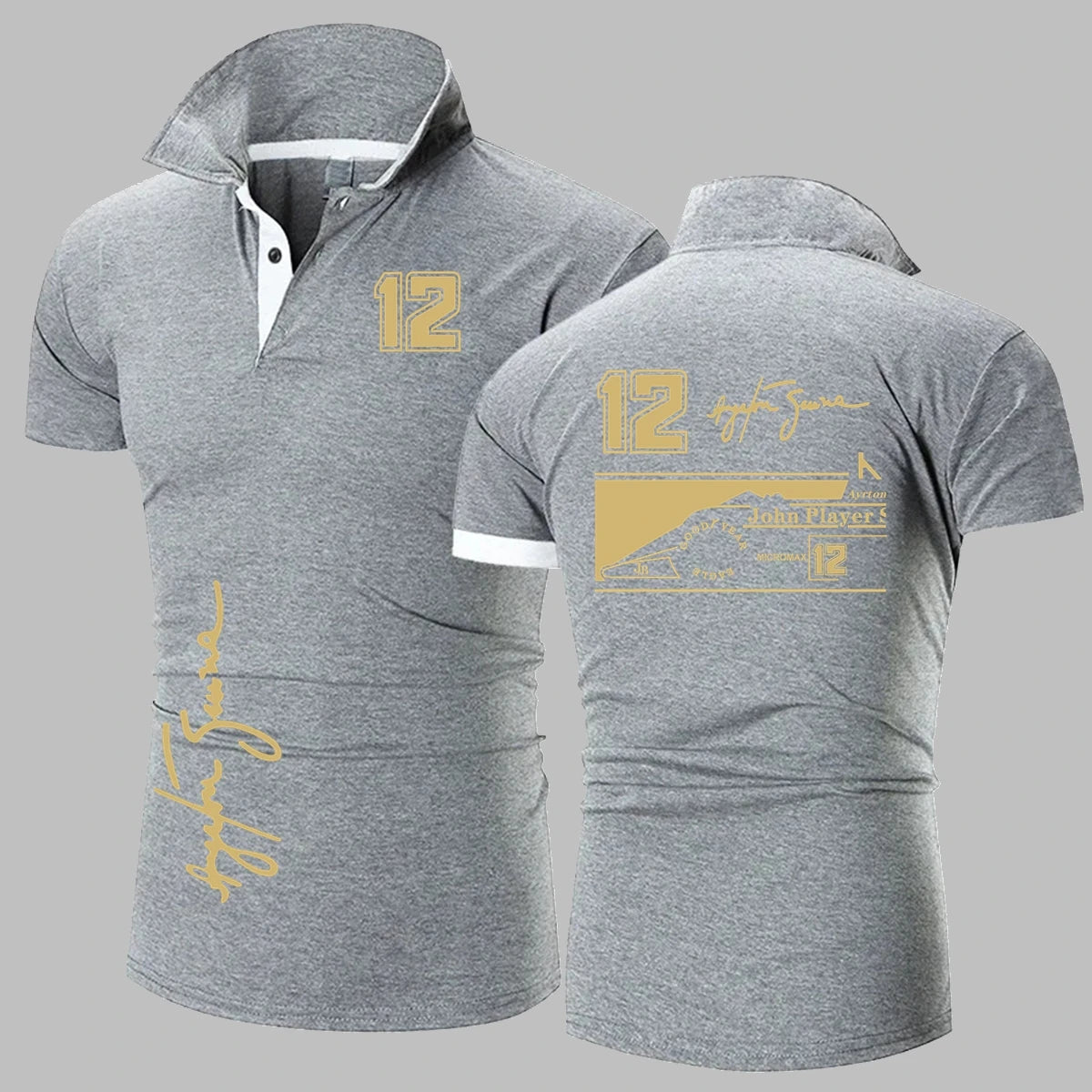 Ayrton Senna Signature Polo Shirt