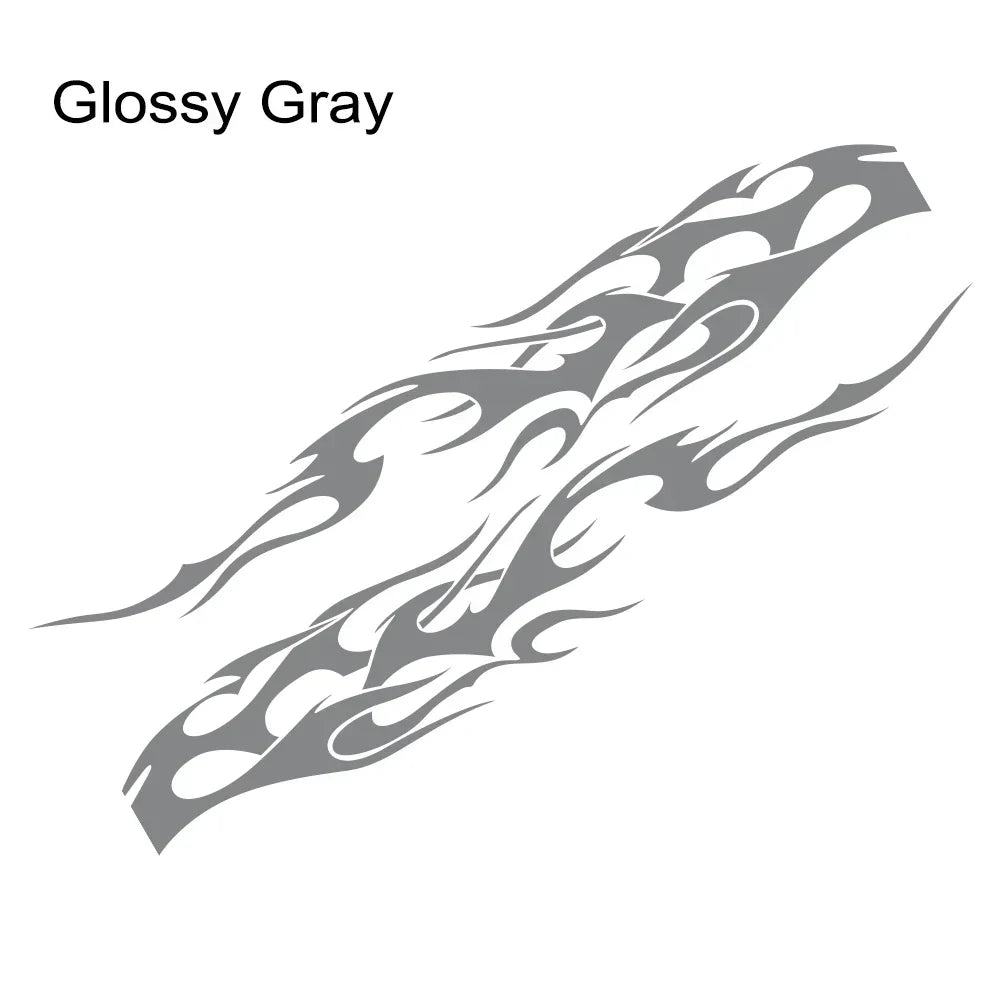 2Pcs Vinyl Flame Graphics 
