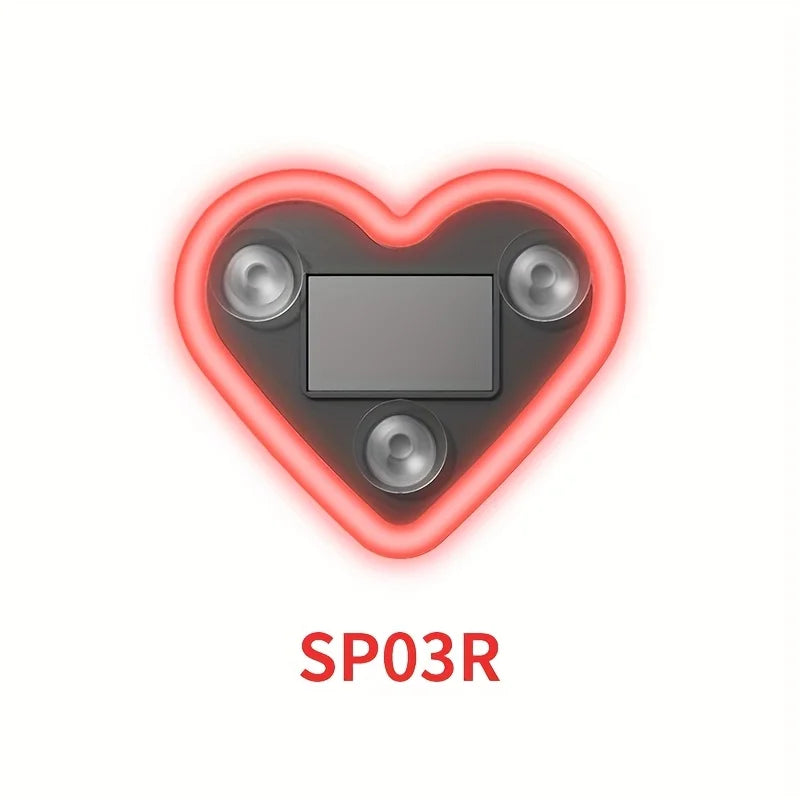 LED Heart Car Window Sign