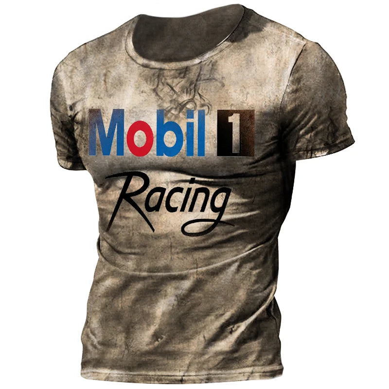 Men's Racing T-Shirt Cotton