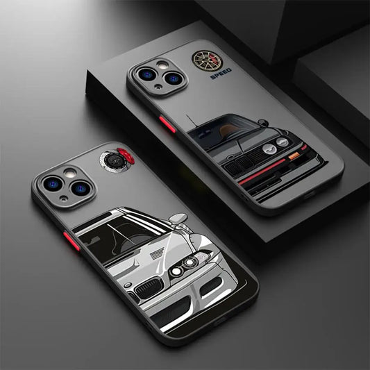 Custodia per iPhone con auto sportive