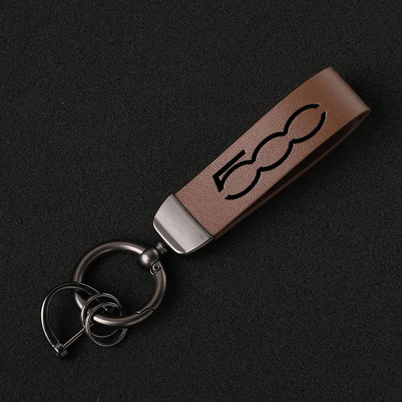 500 Leather Premium Keychain FT