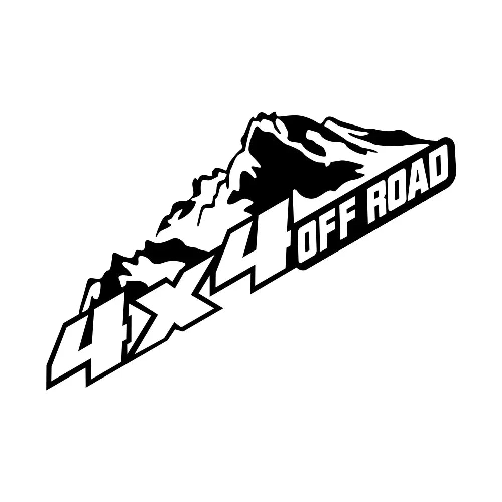 4x4 Off Road Mountain Decal