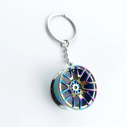 Car Wheel Key Chain 
