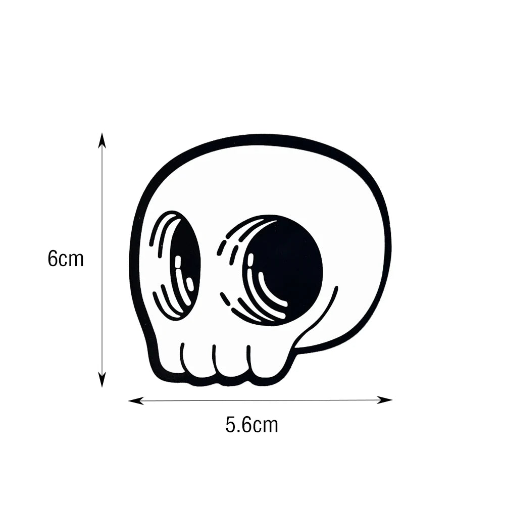 Skull Car Door Sticker 