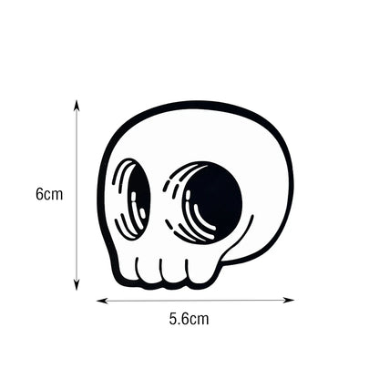 Skull Car Door Sticker 