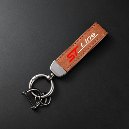 Porte-clés en cuir ST Line 