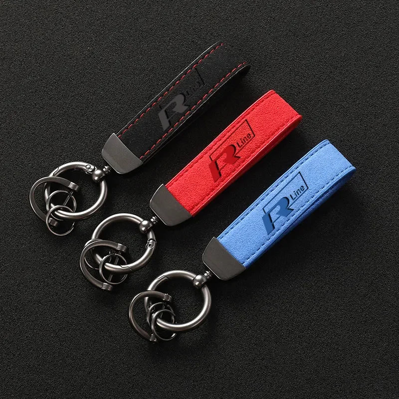 R-Line Leather Key Rings 