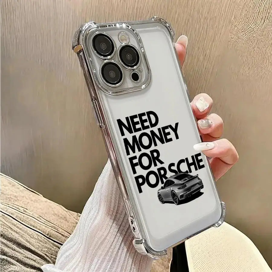 Need Money for Car Theme iPhone Case