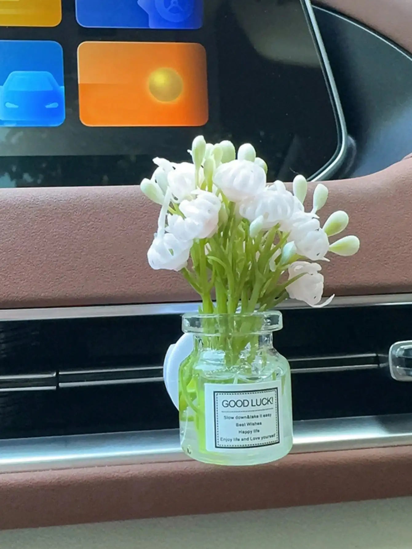 Car Air Vent Silk Flowers