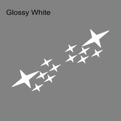 2PCS Car Side Door Creative Stars Stickers
