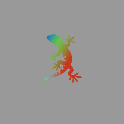 Gecko Strolling Car Sticker