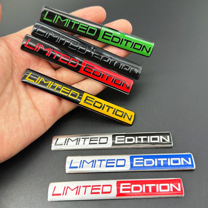 Limited Edition Color Emblem Badge