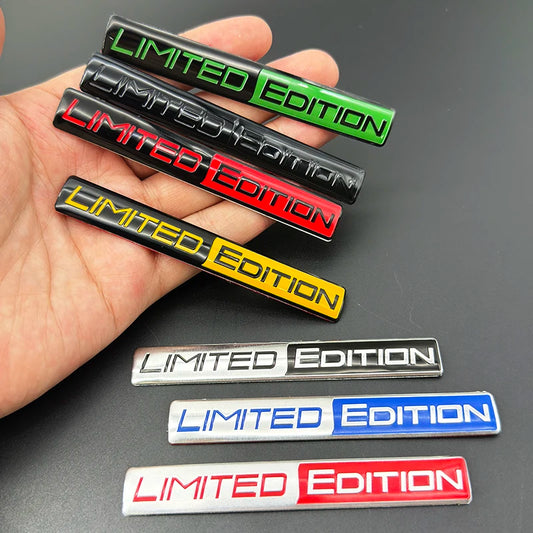 Limited Edition Color Emblem Badge