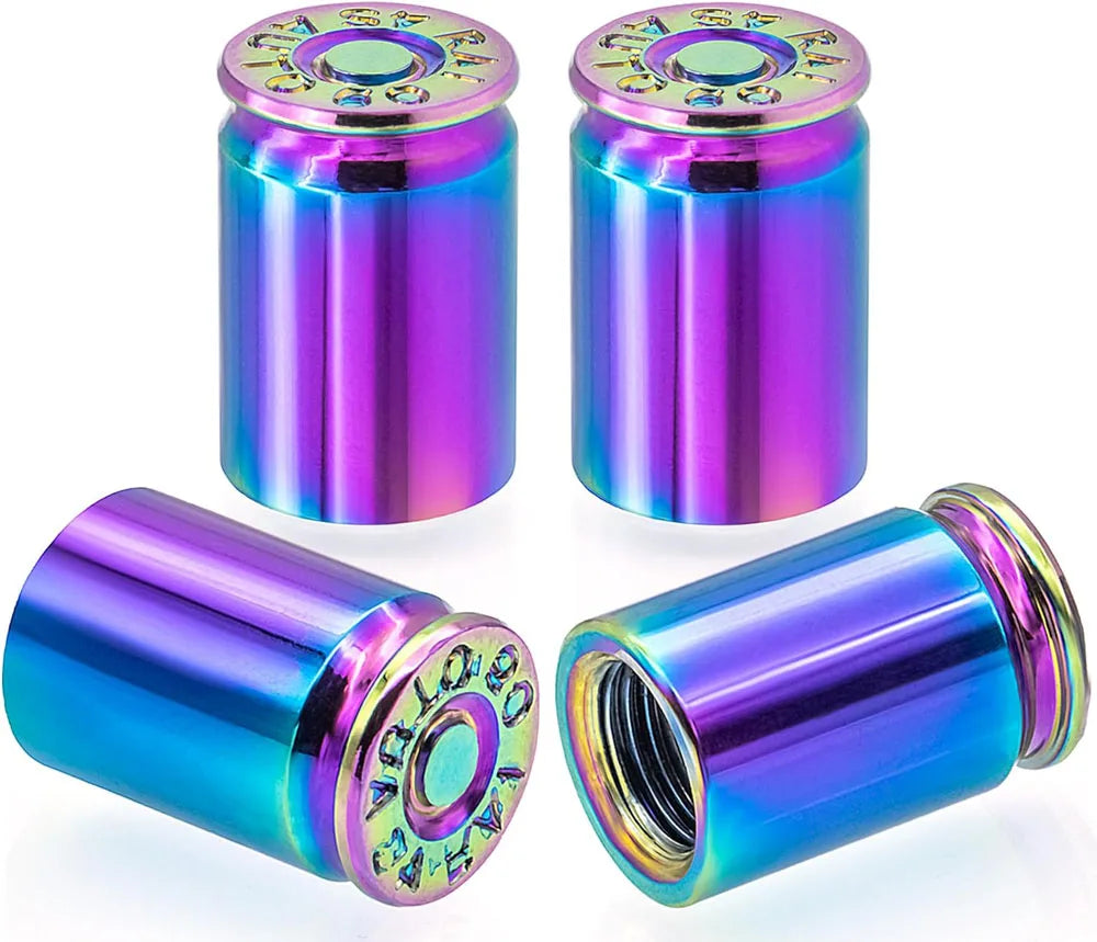 4PCS Tire Valve Caps Aluminum