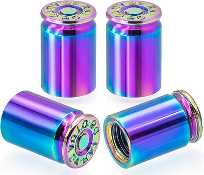 4PCS Tire Valve Caps Aluminum