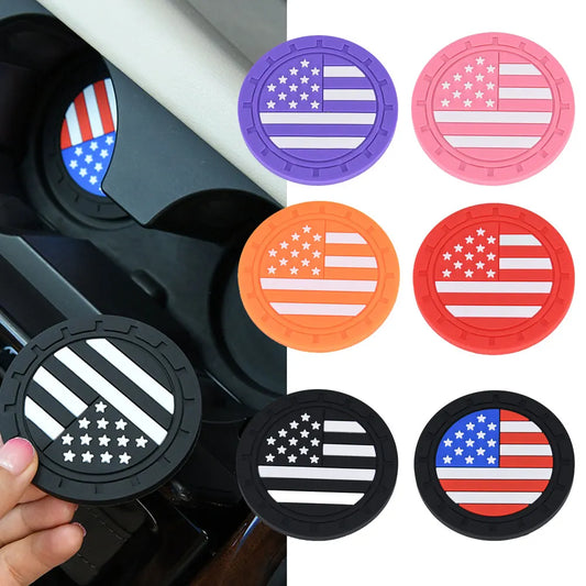 Amerikaner amerikanische Flaggen -Auto -Pokal -Halbgeräte