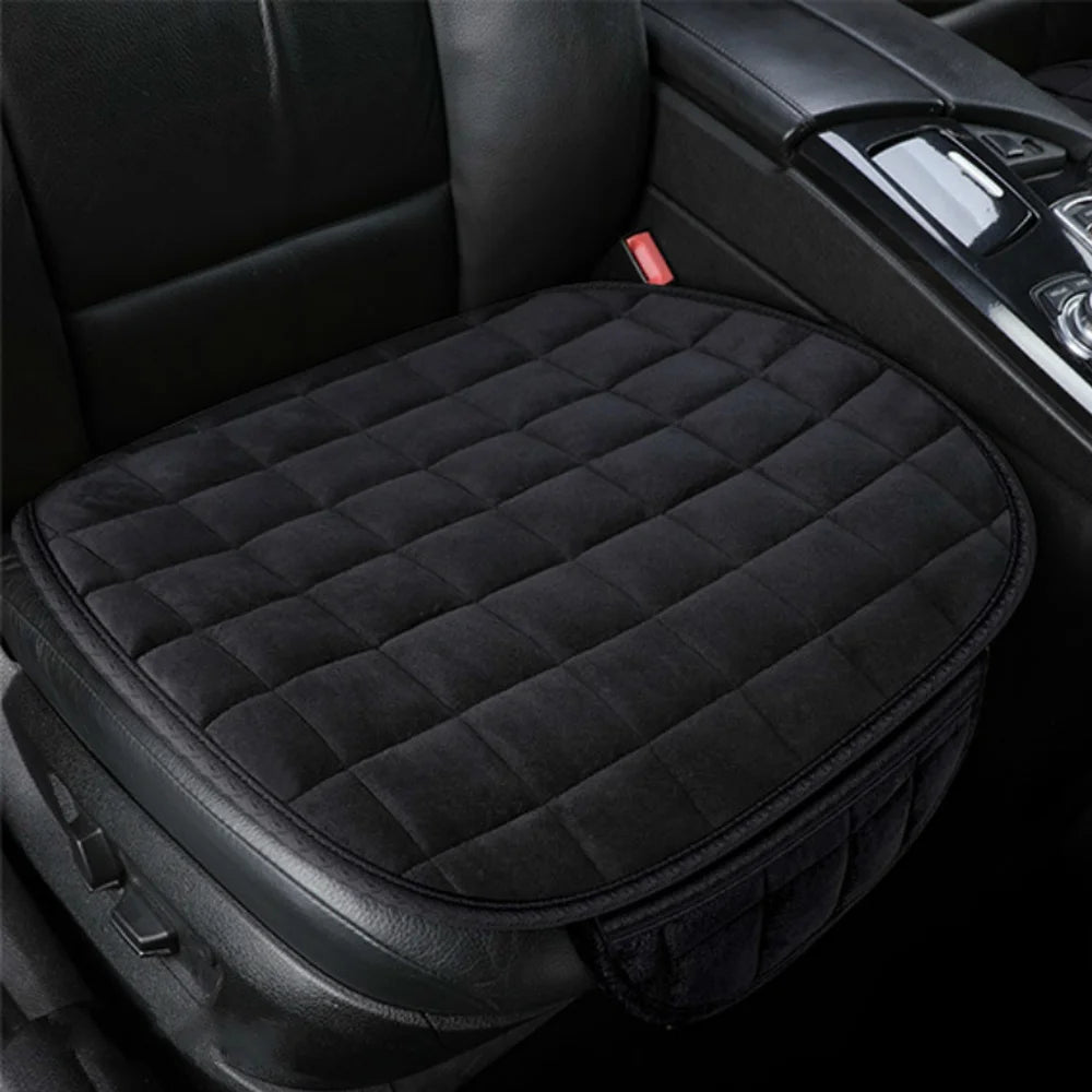 Premium Quilted Plush Car Seat Cover