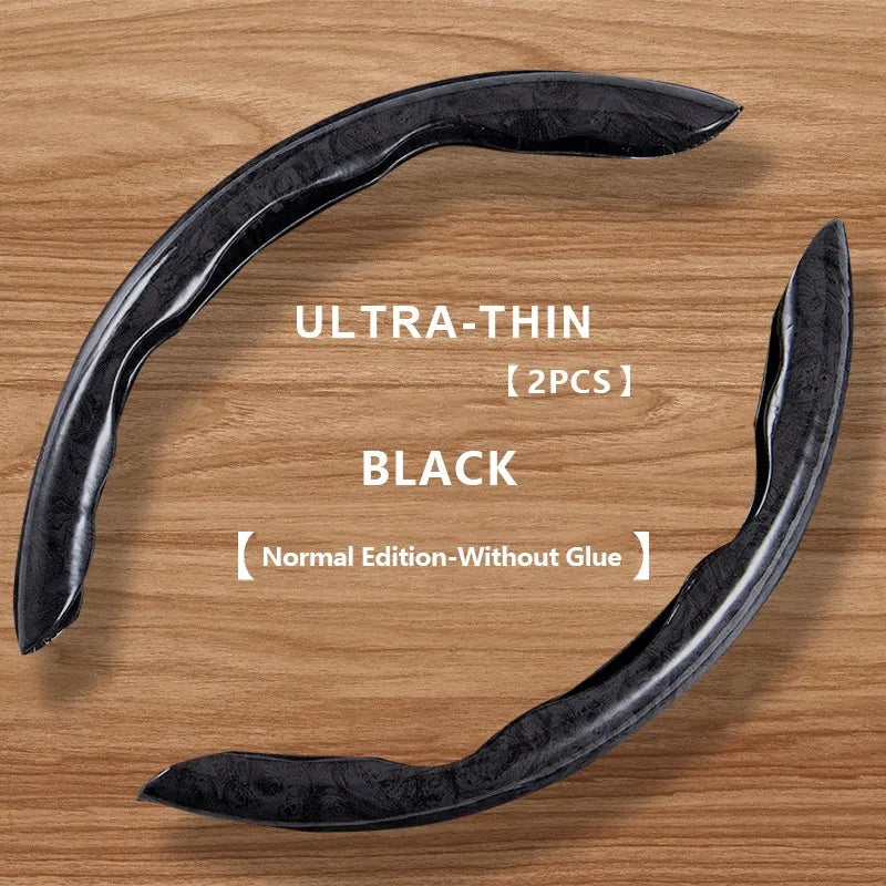 Suede / Nappa Leather Car Steering Wheel Cover 