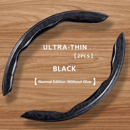 Suede / Nappa Leather Car Steering Wheel Cover 