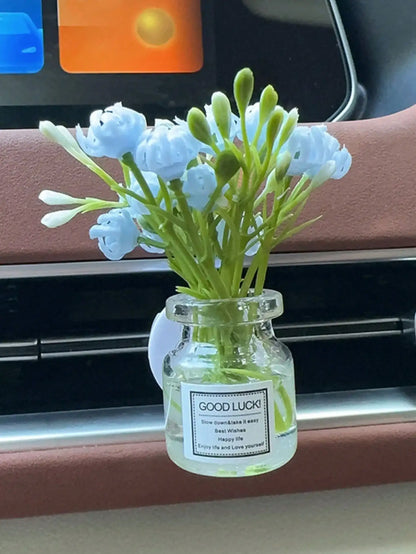 Car Air Vent Silk Flowers