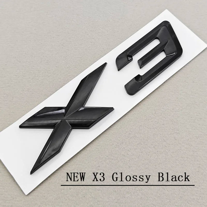 X3 X5 X6 Badge Sticker 