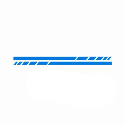 2PCS Stripes Sticker Rearview Mirror 