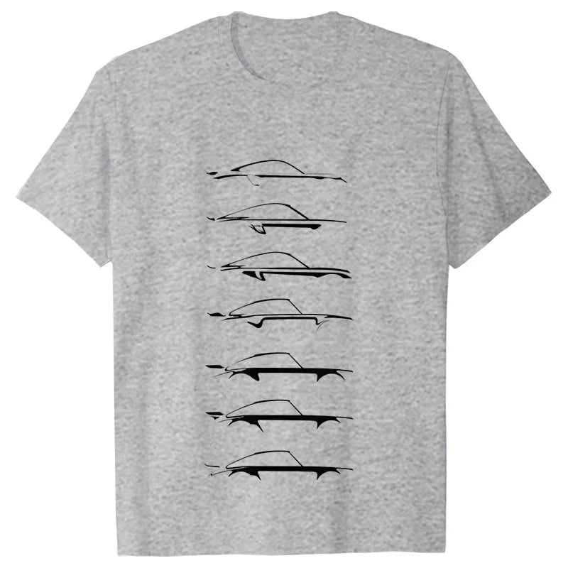 Camiseta masculina de automobilismo
