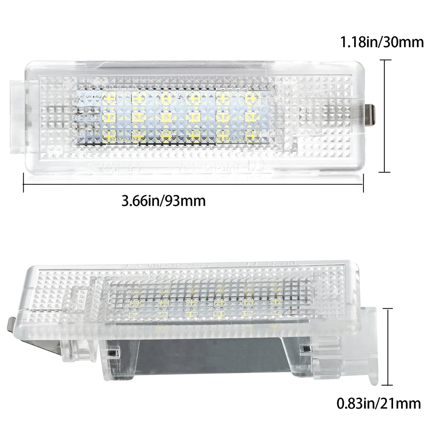 2 Pcs LED Interior Trunk Lights 
