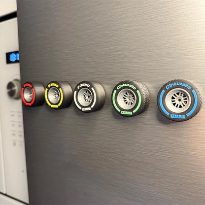 Tire-Shaped Fridge Magnets
