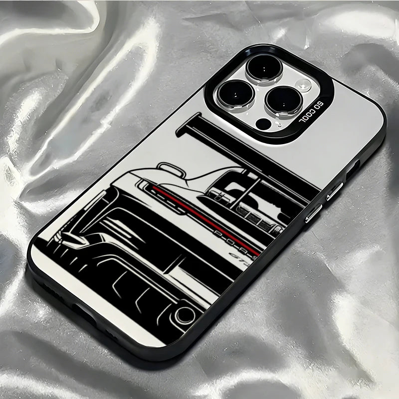 iPhone-Hülle mit Sportwagen-Print