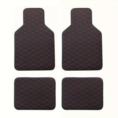 Luxury PU Leather Car Floor Mats
